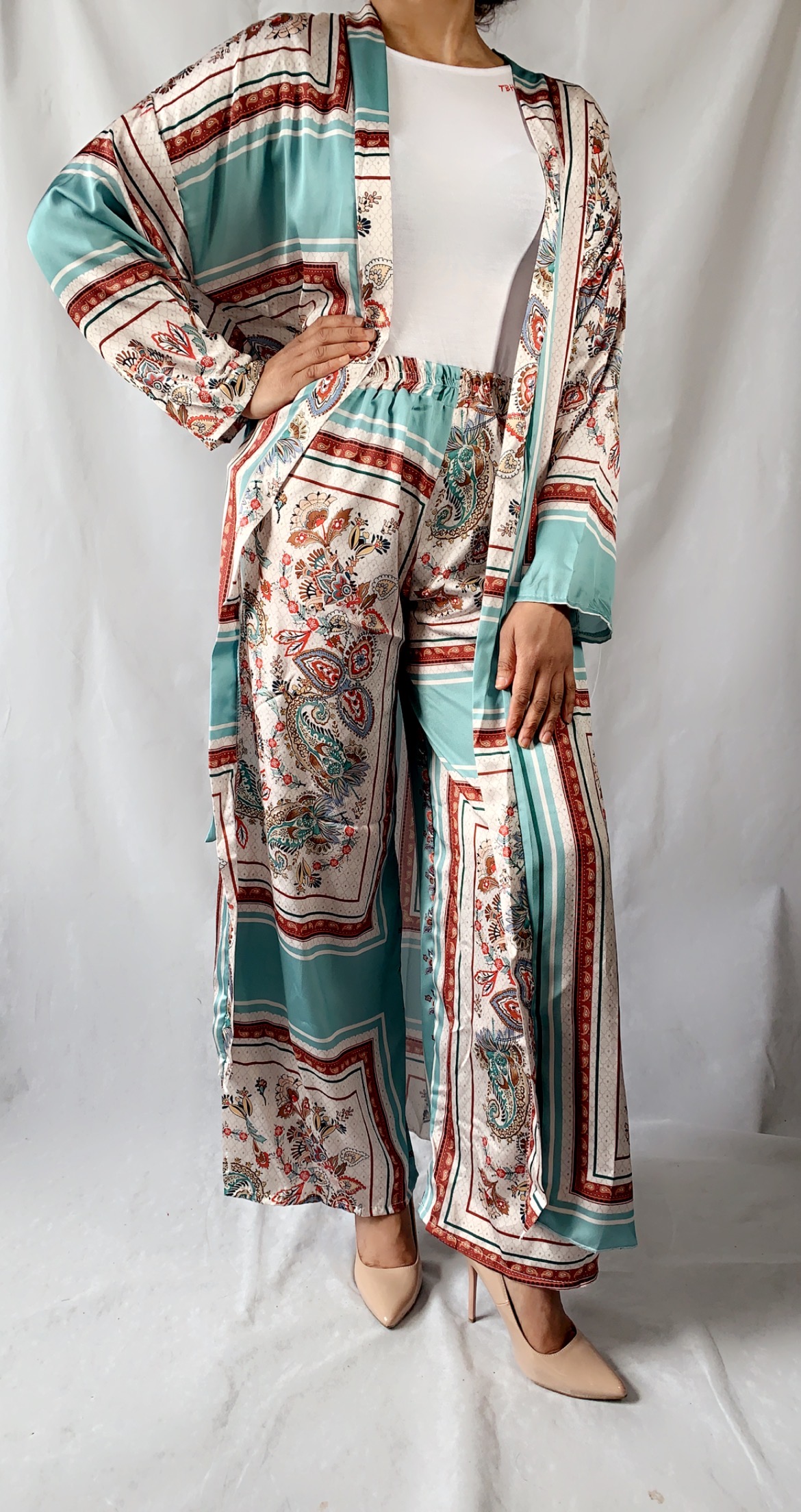 Kimono and Trouser Set - My London 