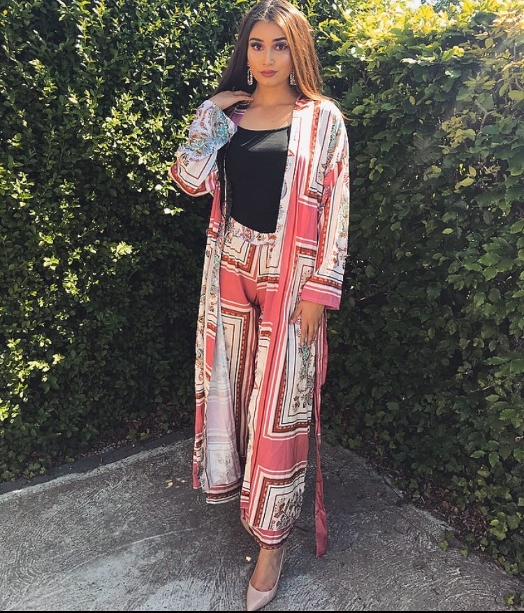 Kimono and Trouser Set - My London 